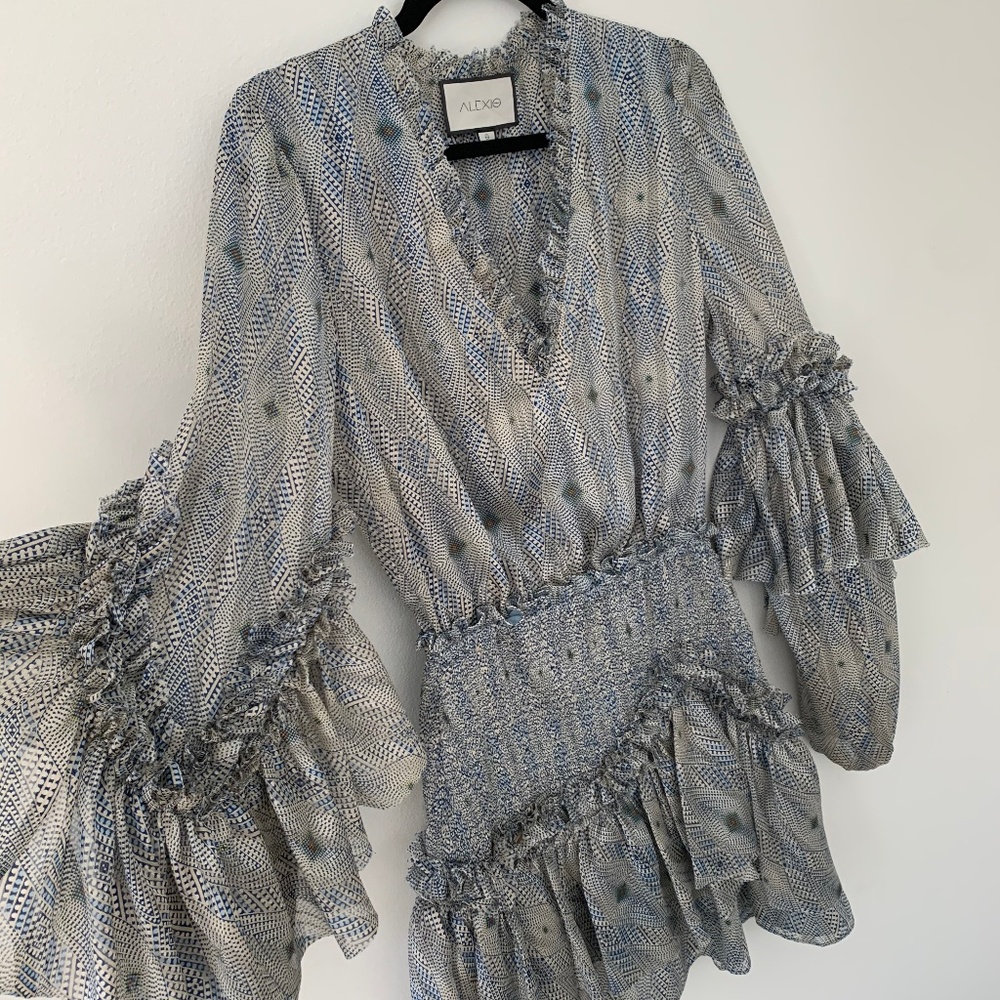 Long sleeve mini dress